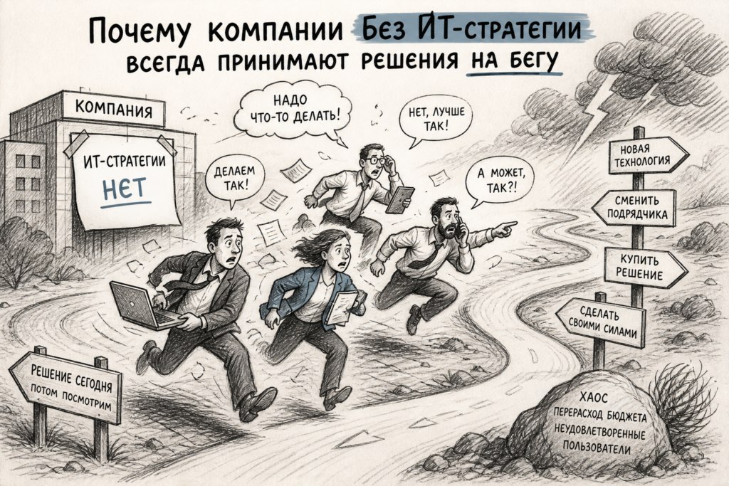 отсутствие ИТ-стратегии